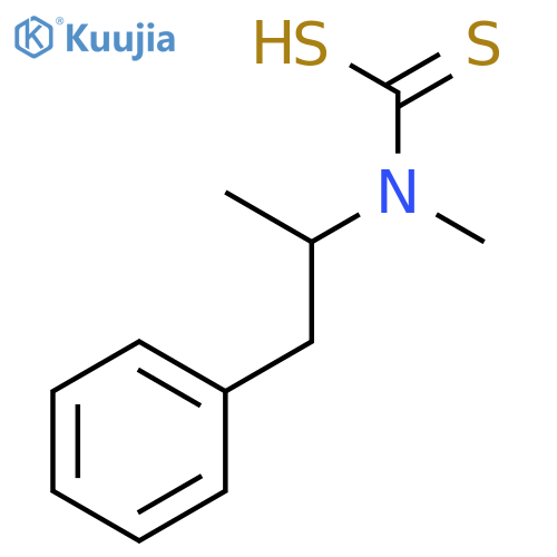 CARBAMODITHIOIC ACID, METHYL(1-METHYL-2-PHENYLETHYL)- structure