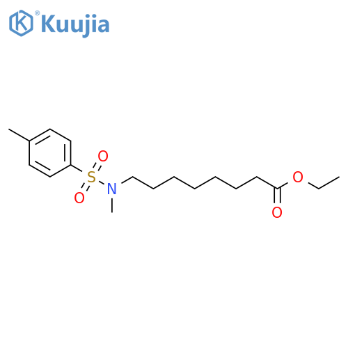 OCTANOIC ACID, 8-[METHYL[(4-METHYLPHENYL)SULFONYL]AMINO]-, ETHYL ESTER structure