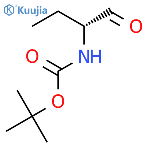 CARBAMIC ACID, [(1R)-1-FORMYLPROPYL]-, 1,1-DIMETHYLETHYL ESTER structure