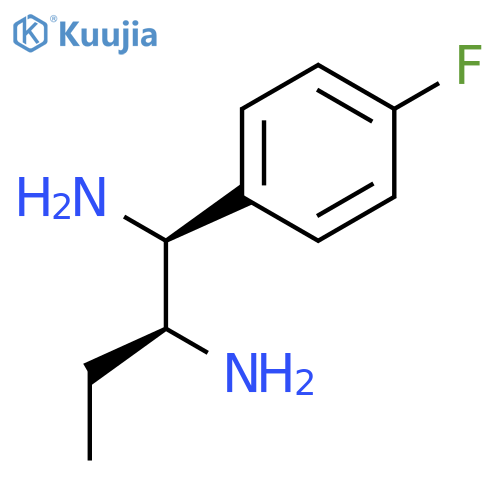 1,2-Butanediamine, 1-(4-fluorophenyl)-, (1S,2S)- structure