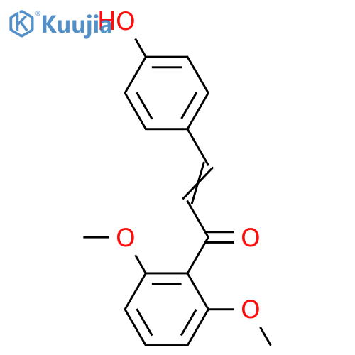 1-(2,6-Dimethoxyphenyl)-3-(4-hydroxyphenyl)-2-propen-1-one structure
