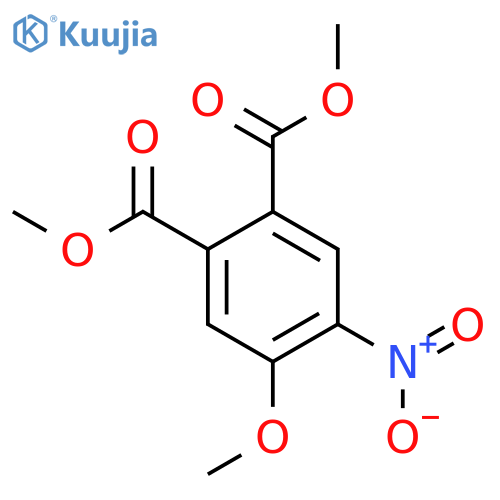 dimethyl 4-methoxy-5-nitro-benzene-1,2-dicarboxylate structure