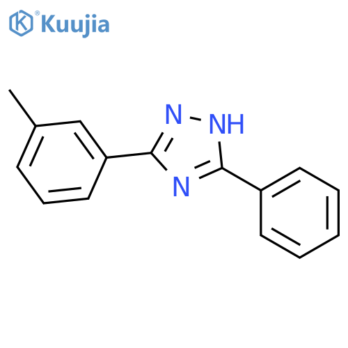 3-(3-methylphenyl)-5-phenyl-1H-1,2,4-triazole structure