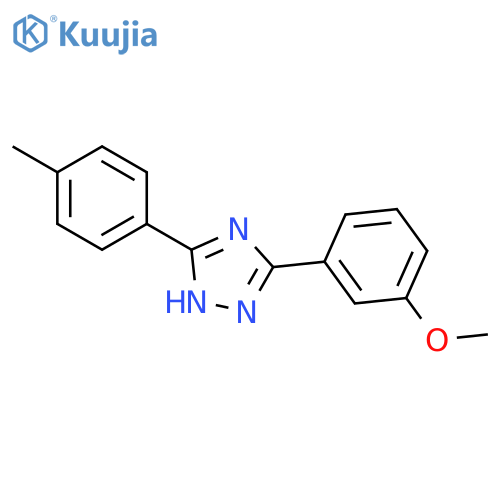 3-(3-methoxyphenyl)-5-(4-methylphenyl)-1H-1,2,4-triazole structure