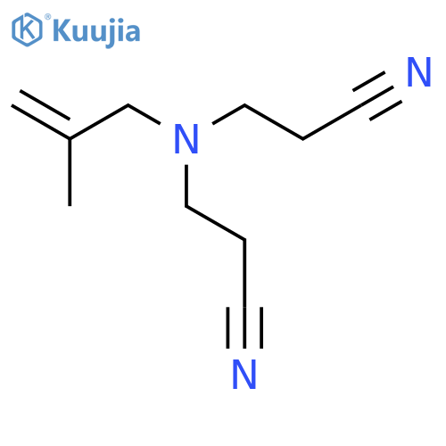Propanenitrile, 3,3'-[(2-methyl-2-propenyl)imino]bis- structure