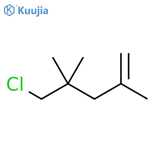 1-Pentene, 4-(chloromethyl)-2,4-dimethyl- structure