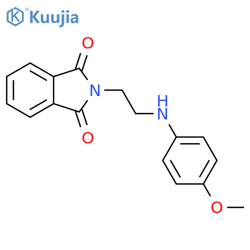 2-2-(4-Methoxy-phenylamino)-ethyl-isoindole-1,3-dione structure