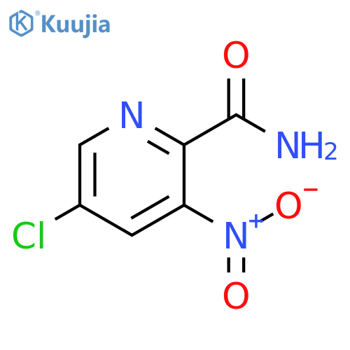 5-Chloro-3-nitropyridine-2-carboxamide structure