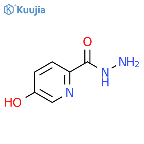 2-Pyridinecarboxylicacid, 5-hydroxy-, hydrazide structure