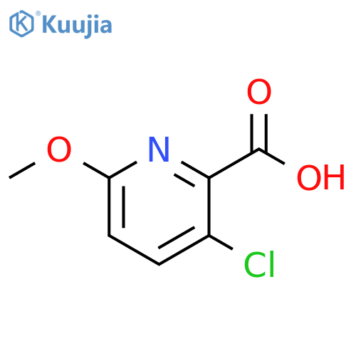 3-Chloro-6-methoxypyridine-2-carboxylic Acid structure