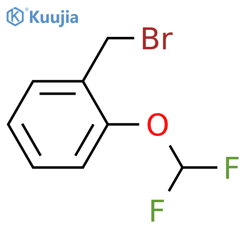 1-(bromomethyl)-2-(difluoromethoxy)benzene structure