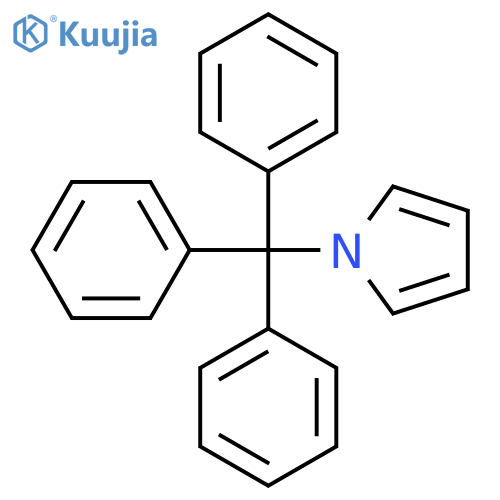 1H-Pyrrole, 1-(triphenylmethyl)- structure
