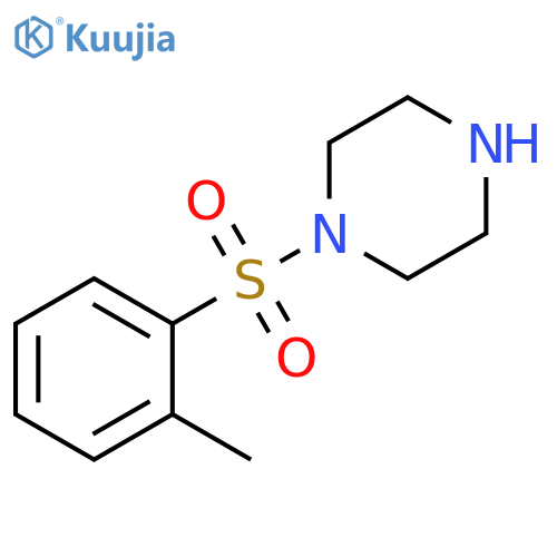 1-(2-methylbenzenesulfonyl)piperazine structure