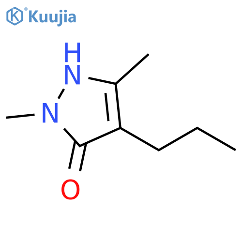 3H-Pyrazol-3-one,1,2-dihydro-2,5-dimethyl-4-propyl- structure