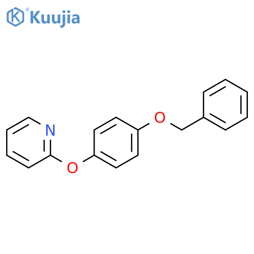 2-[4-(Phenylmethoxy)phenoxy]pyridine structure