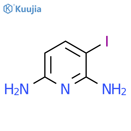 3-Iodopyridine-2,6-diamine structure