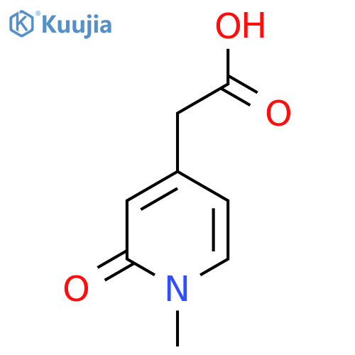 2-(1-Methyl-2-oxo-1,2-dihydropyridin-4-yl)acetic acid structure