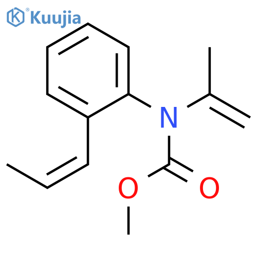 CARBAMIC ACID, (1-METHYLETHENYL)[2-(1-PROPENYL)PHENYL]-, METHYL ESTER structure