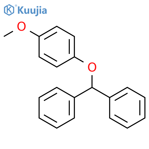 ((4-Methoxyphenoxy)methylene)dibenzene structure