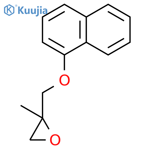 Oxirane, 2-methyl-2-[(1-naphthalenyloxy)methyl]- structure