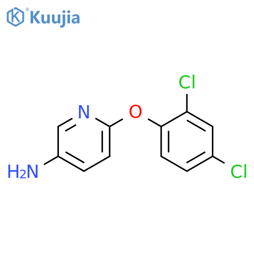 6-(2,4-dichlorophenoxy)pyridin-3-amine structure