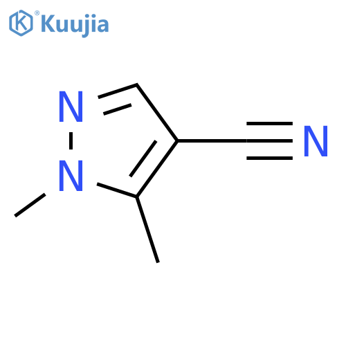 1,5-Dimethyl-1H-pyrazole-4-carbonitrile structure