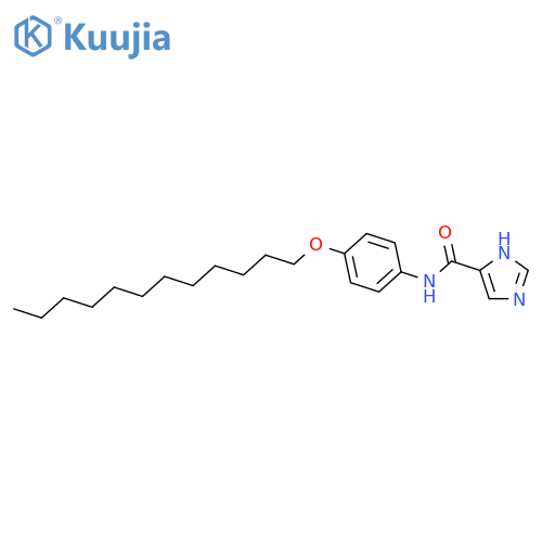 1H-IMIDAZOLE-4-CARBOXAMIDE, N-[4-(DODECYLOXY)PHENYL]- structure