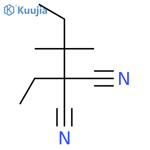 ethyl(1,1-dimethylpropyl)malononitrile structure