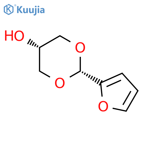1,3-DIOXAN-5-OL, 2-(2-FURANYL)-, CIS- structure