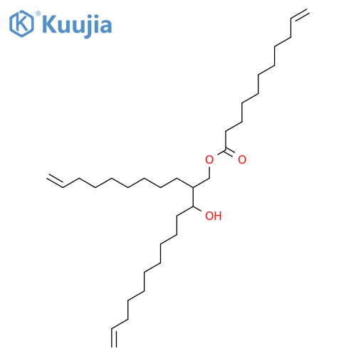 10-UNDECENOIC ACID, 3-HYDROXY-2-(8-NONENYL)-12-TRIDECENYL ESTER structure
