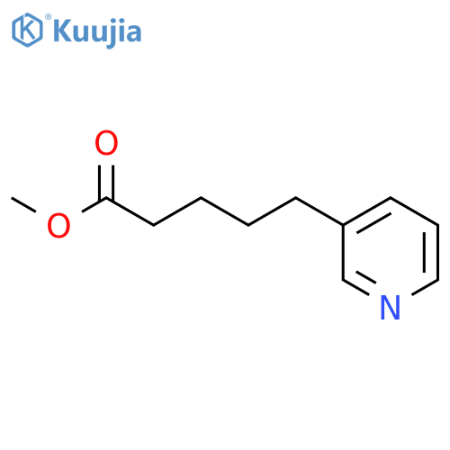 3-Pyridinepentanoic acid, methyl ester structure
