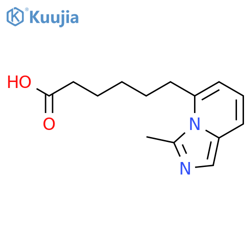IMIDAZO[1,5-A]PYRIDINE-5-HEXANOIC ACID, 3-METHYL- structure