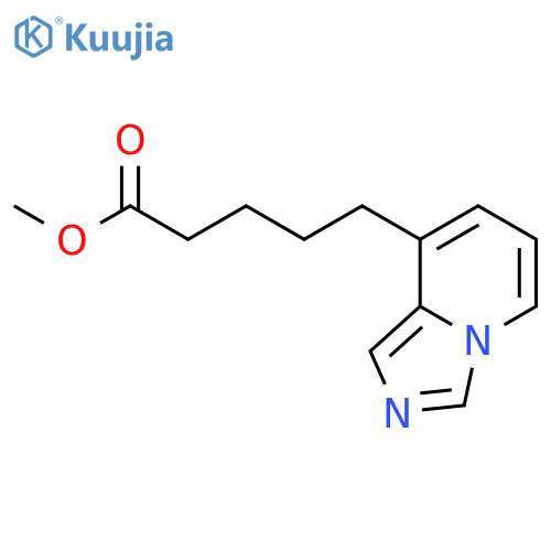 Imidazo[1,5-a]pyridine-8-pentanoic acid, methyl ester structure