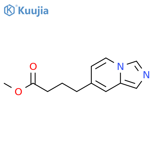 Imidazo[1,5-a]pyridine-7-butanoic acid, methyl ester structure