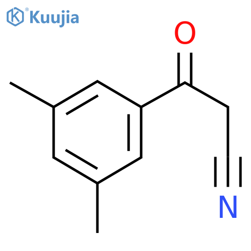 3,5-dimethylbenzoylacetonitrile structure