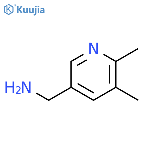 (5,6-dimethyl-3-pyridyl)methanamine structure