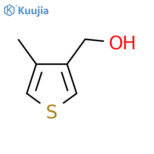 (4-methylthiophen-3-yl)methanol structure