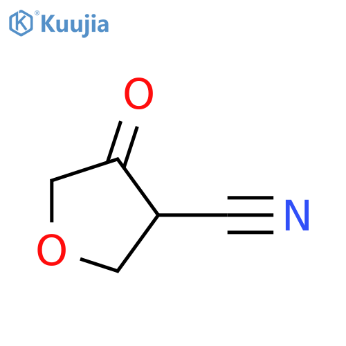 4-oxooxolane-3-carbonitrile structure