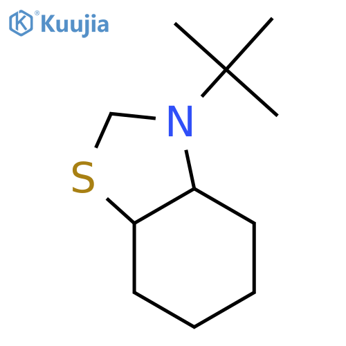 (3aR,7aR)-3-tert-butyl-3a,4,5,6,7,7a-hexahydro-2H-benzothiazole structure