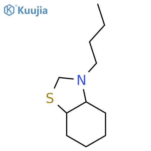 (3aR,7aR)-3-butyl-3a,4,5,6,7,7a-hexahydro-2H-benzothiazole structure