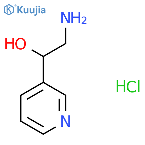2-Amino-1-(pyridin-3-yl)ethanol hydrochloride structure