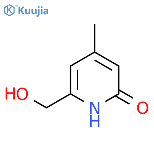 2(1H)-Pyridinone, 6-(hydroxymethyl)-4-methyl- structure
