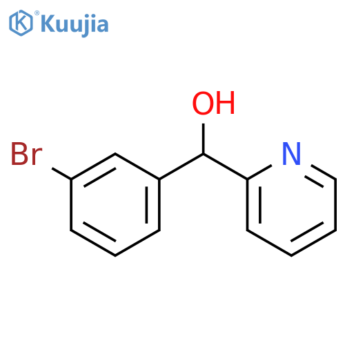 (3-Bromophenyl)(pyridin-2-YL)methanol structure