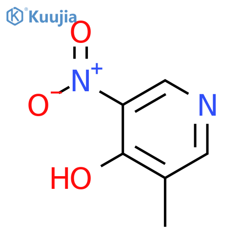 4-Pyridinol,3-methyl-5-nitro- structure