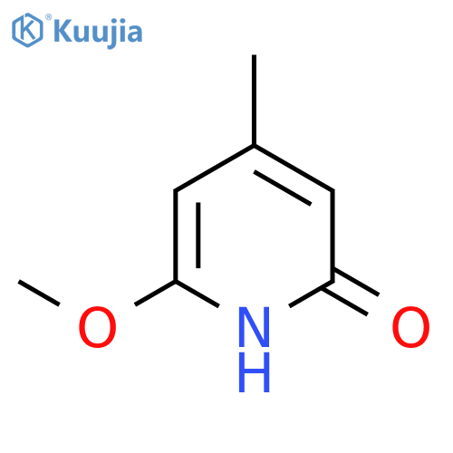2(1H)-Pyridinone, 6-methoxy-4-methyl- structure