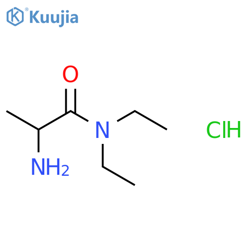 2-Amino-N,N-diethylpropanamide hydrochloride structure