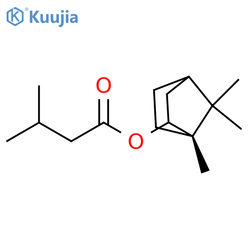Butanoicacid, 3-methyl-, 1,7,7-trimethylbicyclo[2.2.1]hept-2-yl ester, (1S-endo)- (9CI) structure