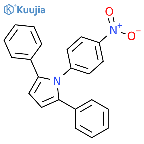 1H-Pyrrole, 1-(4-nitrophenyl)-2,5-diphenyl- structure