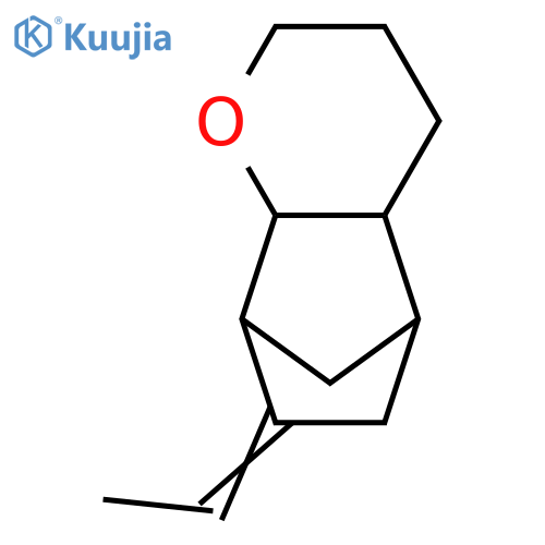 5,8-Methano-2H-1-benzopyran, 6-ethylideneoctahydro-, (4aα,5β,6E,8β,8aα)- (9CI) structure