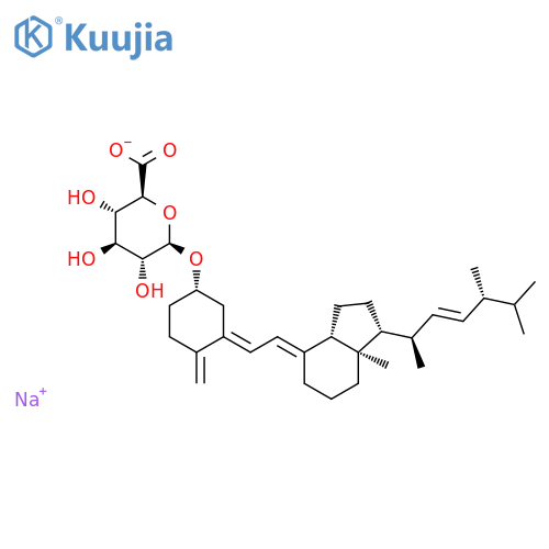 Vitamin D2 β-D-Glucuronide Sodium Salt structure
